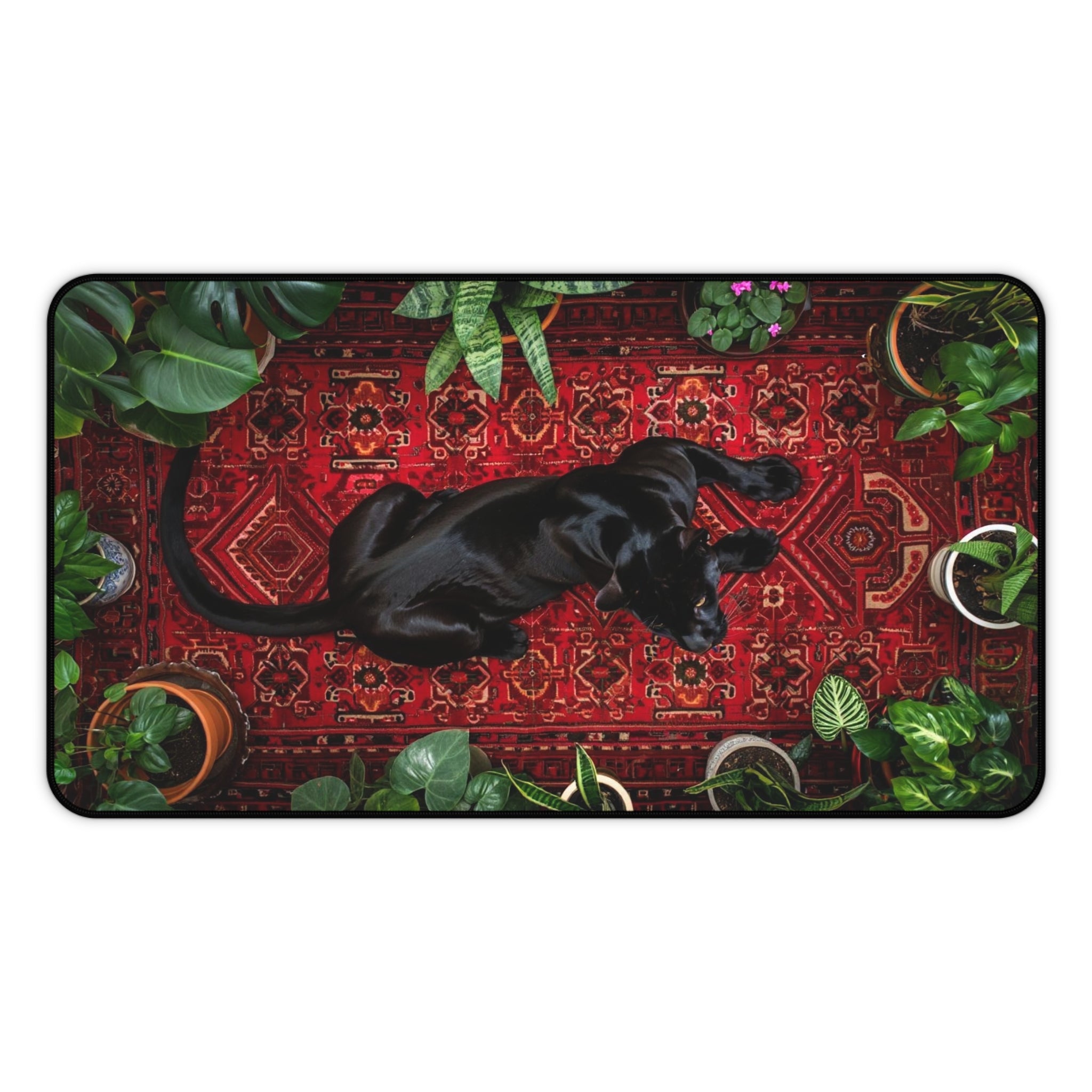Panther on Persian Rug