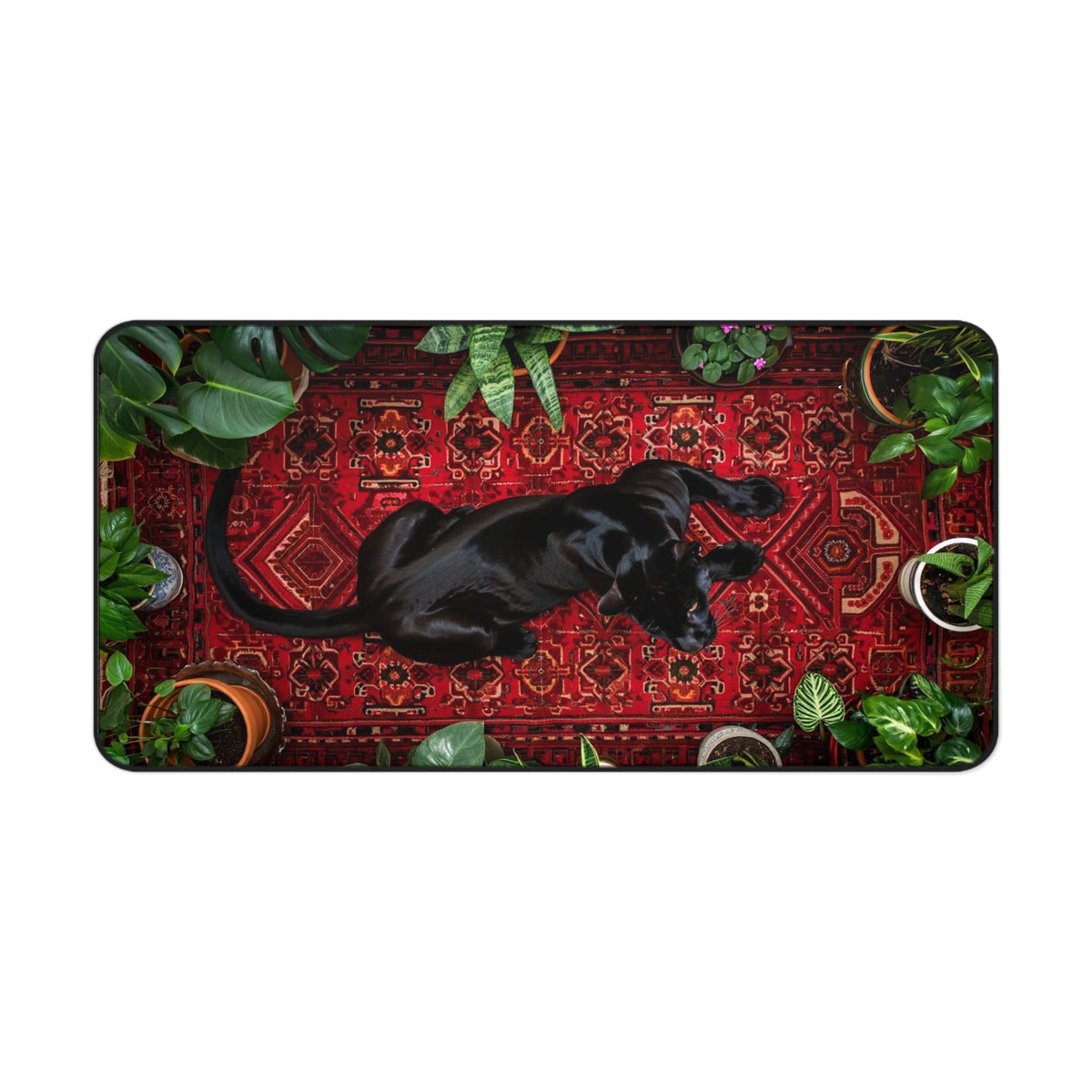Panther on Persian Rug
