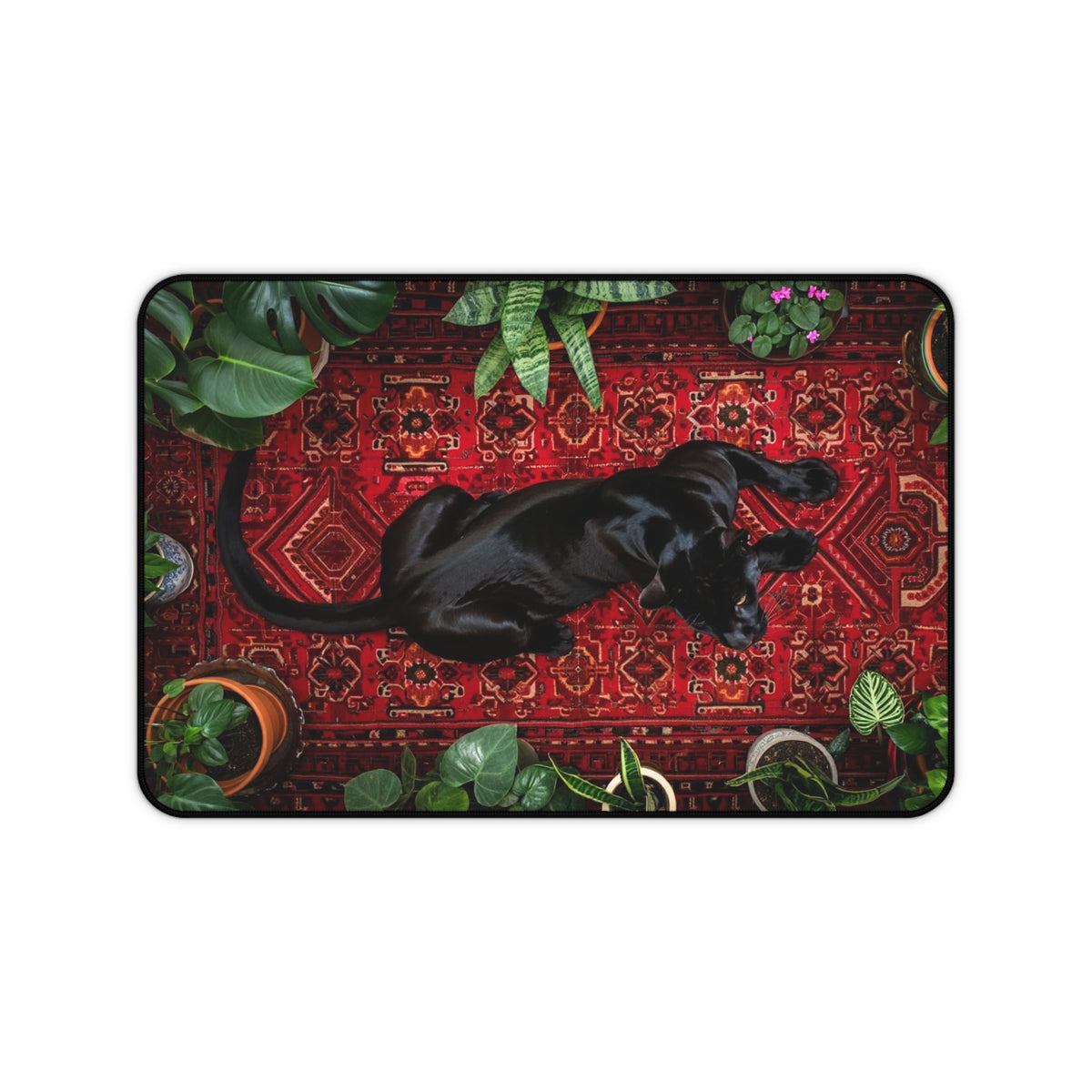 Panther on Persian Rug